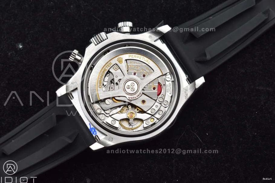 Best Daytona HighPerformance on V6 1:1 Dial SH4131 (Weighted) 811 Strap QF Gray Edition Oysterflex Black 126519 0815